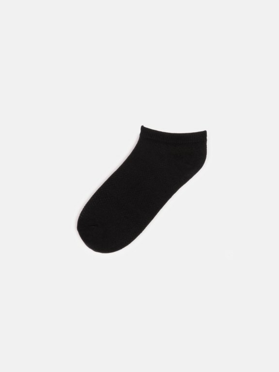 Sada dvoch párov základných basic členkových ponožiek dámskych