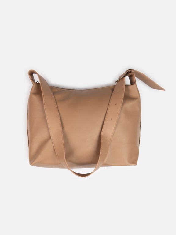 Shopper bag with adjustable strap