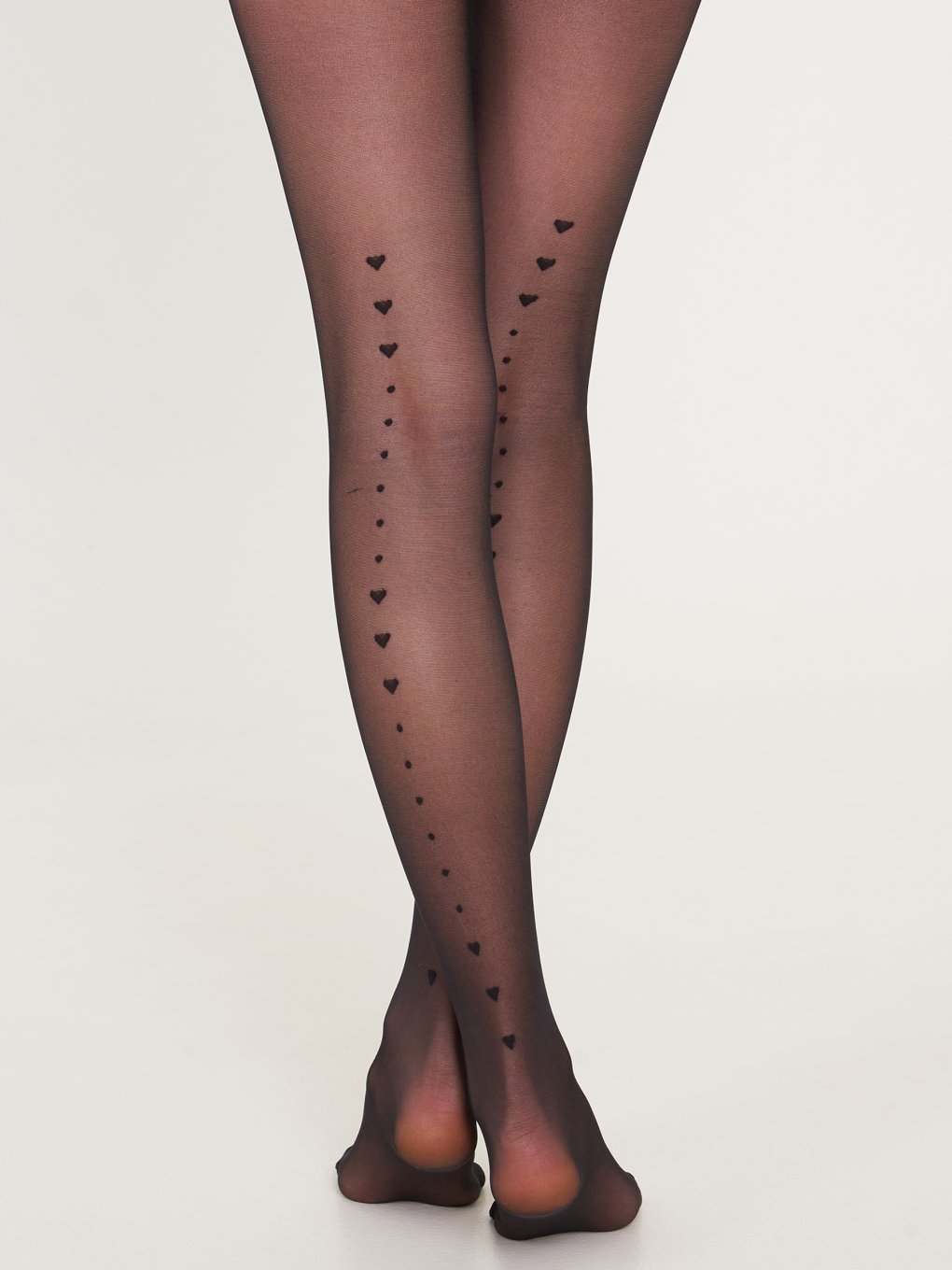 Heart line tights