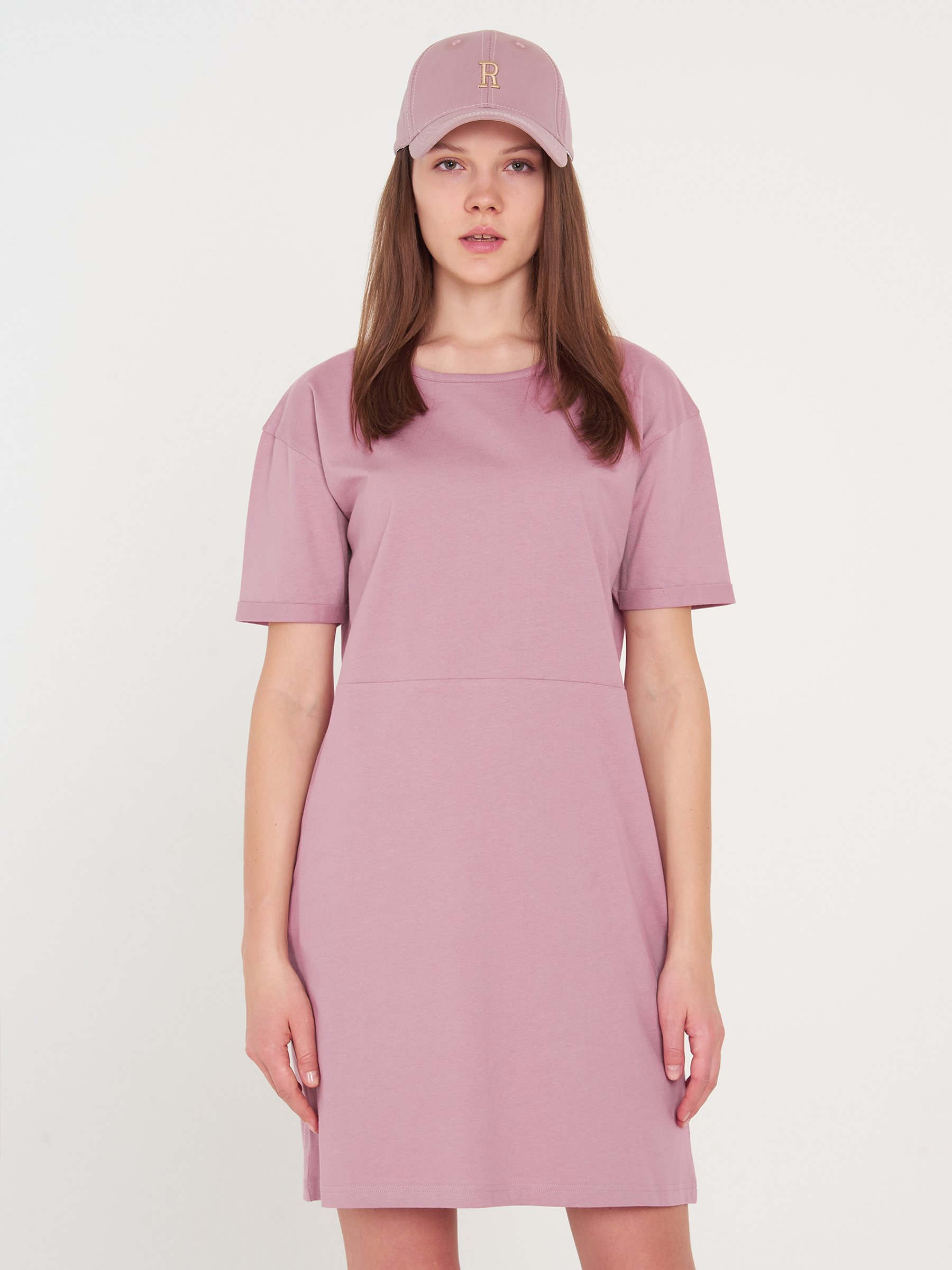cotton t-shirt dress with pockets