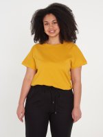 Bawełniana koszulka basic dla kobiet plus size