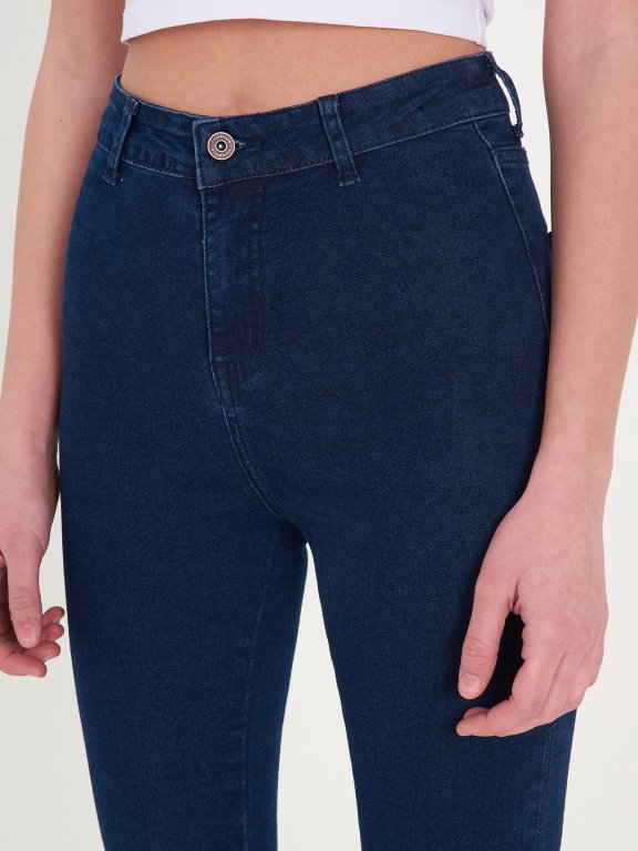 Základné basic džínsy skinny dámske