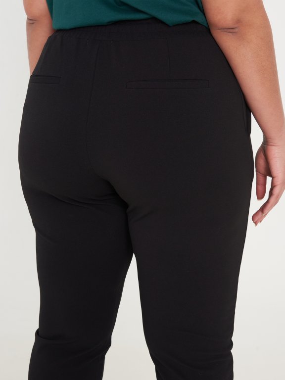 Základní basic kalhoty jogger fit dámské plus size