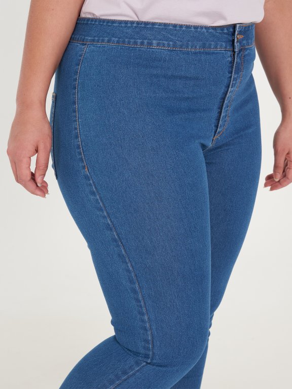 Basic high waist skinny jeans