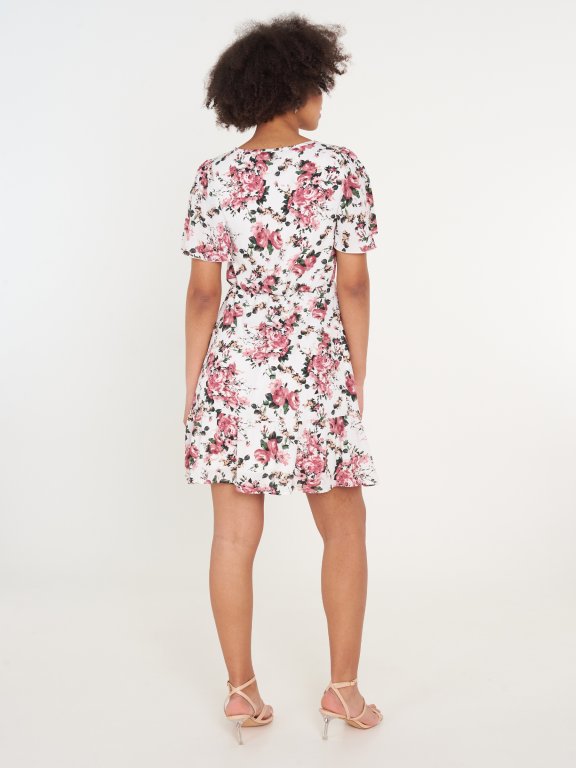 Šifonové květované šaty