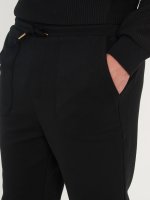 Teksturowane spodnie dresowe