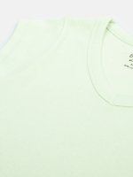 Základné basic tričko z bavlnenej zmesi s véčkovým výstrihom