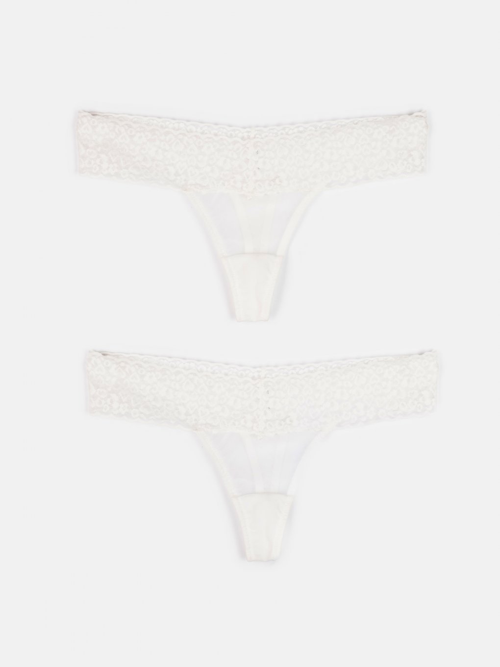 2 pack lace thongs