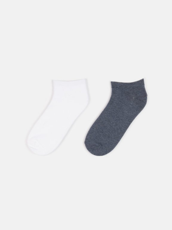 Balenie 2 párov členkových pánskych ponožiek