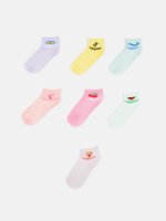 7-pack low cut patterned socks