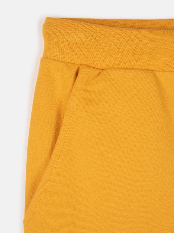 Cotton sweatpants with print