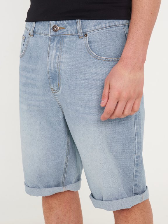 Męskie spodenki jeansowe