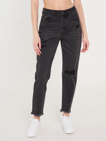 High waist mom fit jeans