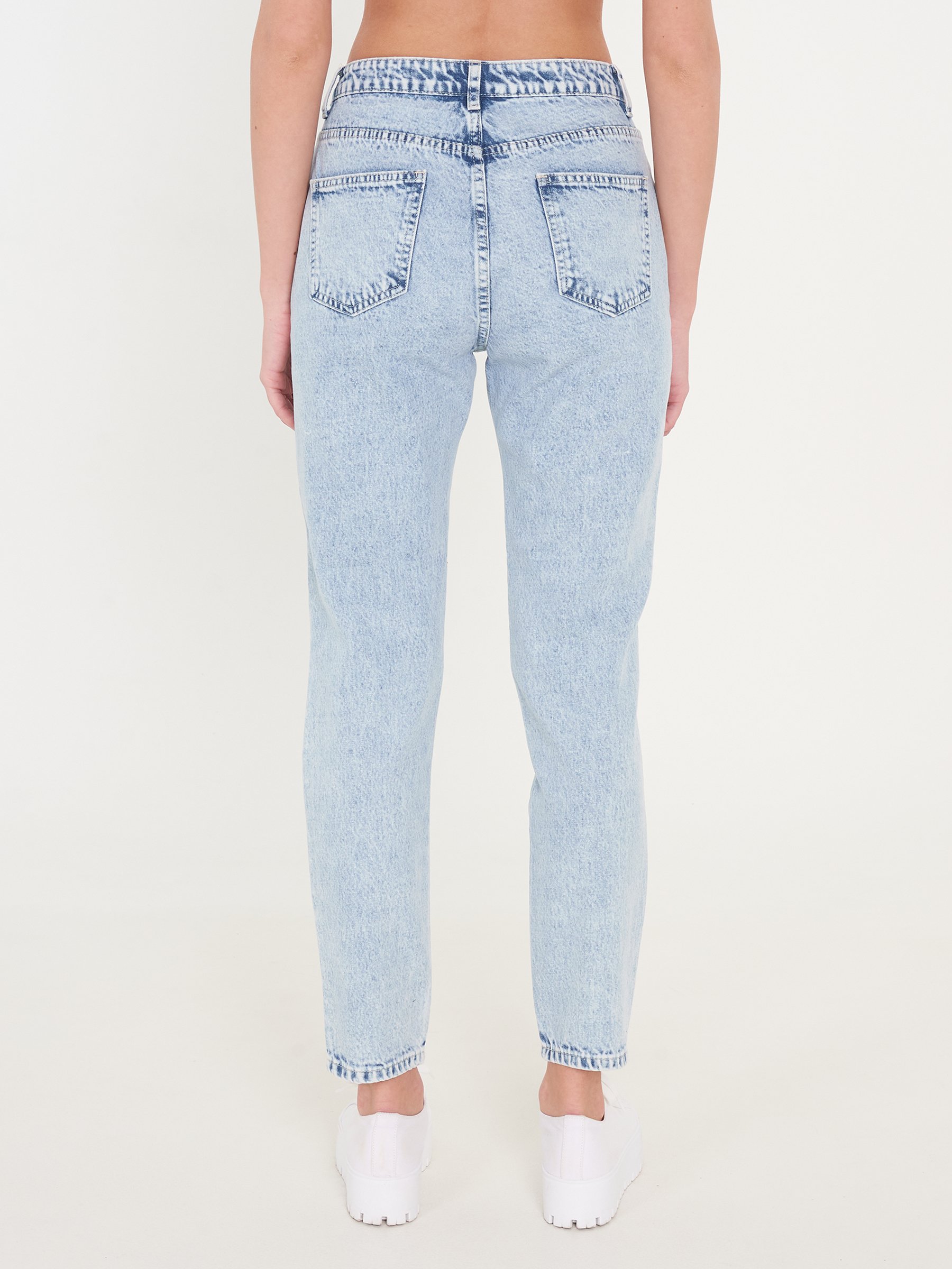 Blue 36                  EU Pull&Bear mom-fit jeans discount 52% WOMEN FASHION Jeans NO STYLE 