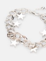 Bracelet with chains and star pendants