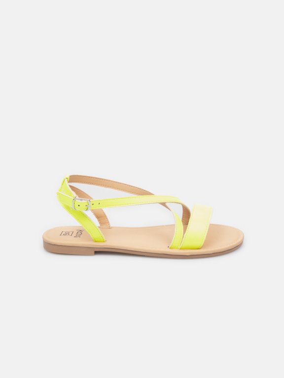 Neon sandals