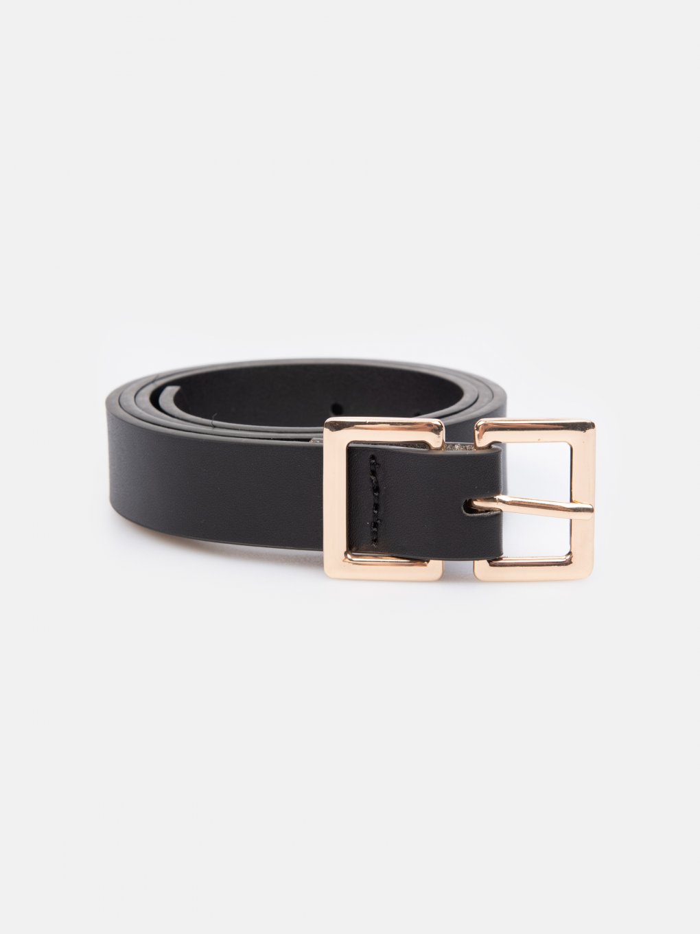 New Black Leather belt With Pearl Buckle Accessoires Riemen & bretels Riemgespen 