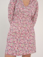 Plus size floral print dress
