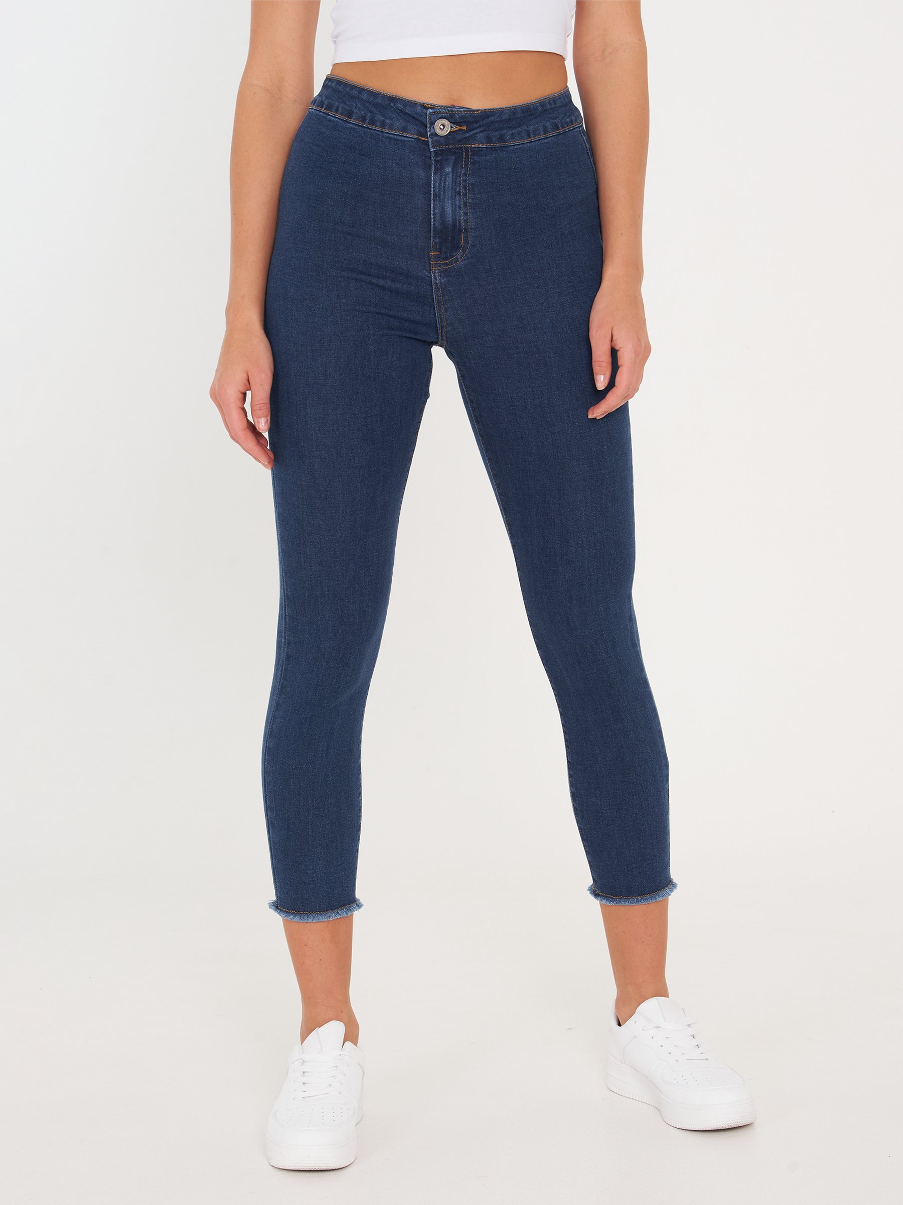 Fashion Jeans 7/8 Length Jeans Asos 7\/8 Length Jeans steel blue 