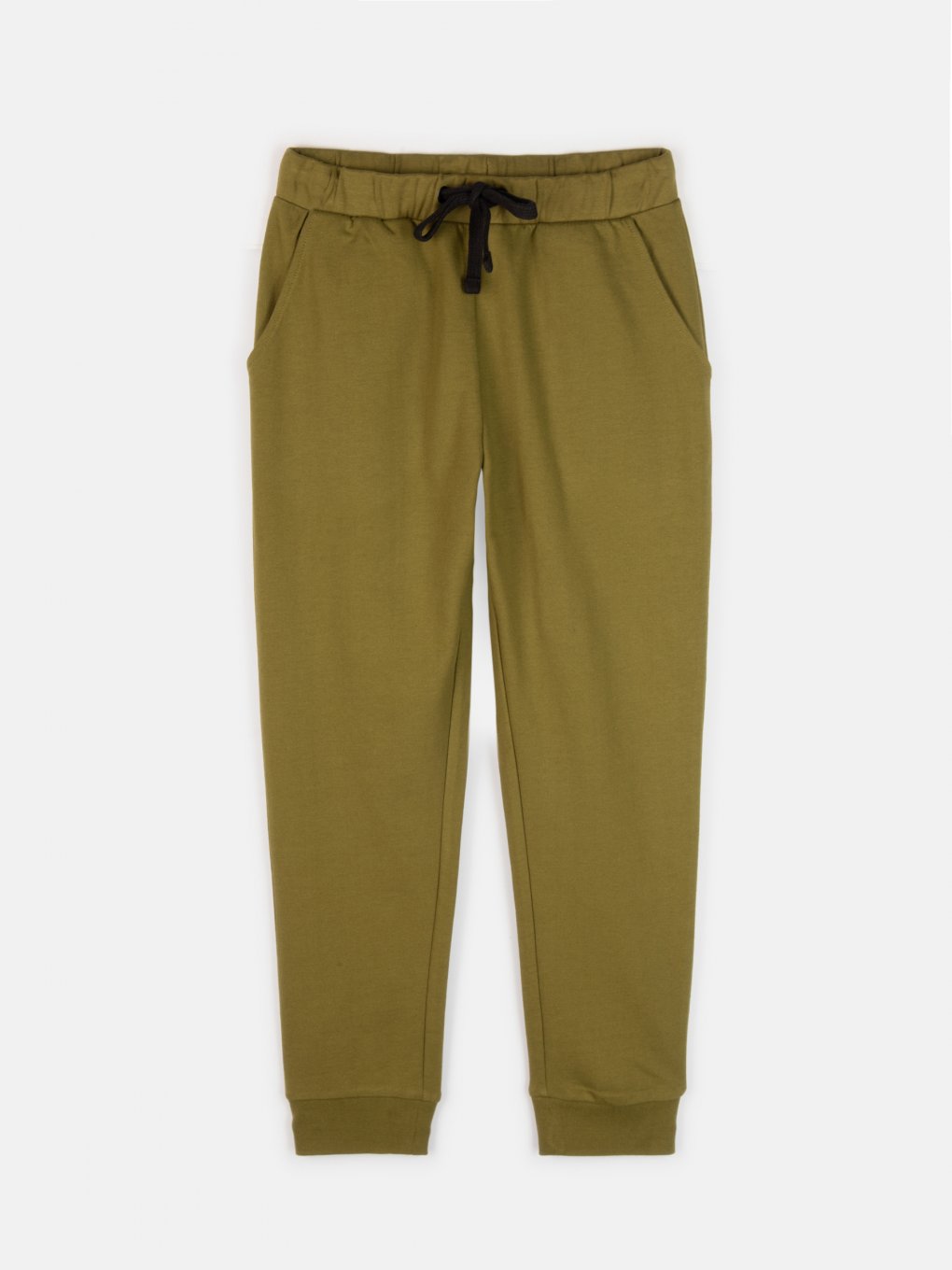 Basic sweatpants with contrast strings