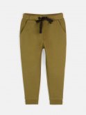Klasyczne spodnie dresowe basic z kontrastowymi sznurowadłami dla chłopców