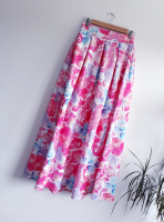 Długa spódnica w kwiatowy print