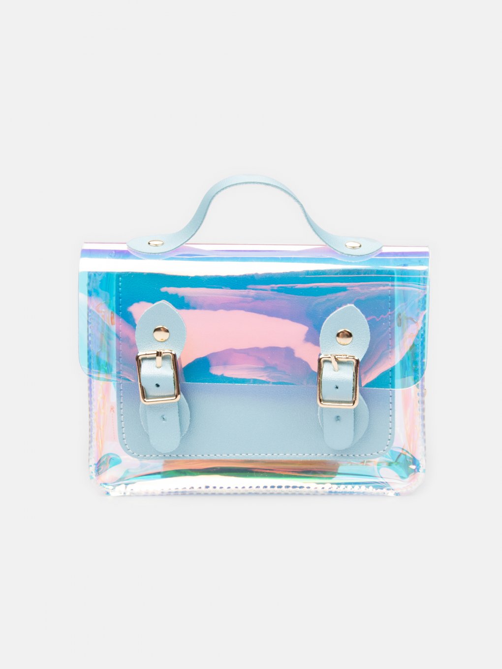 Holographic bag with chain
