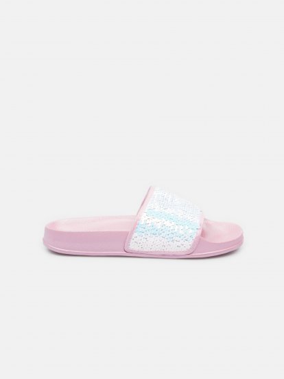 Sequin slippers
