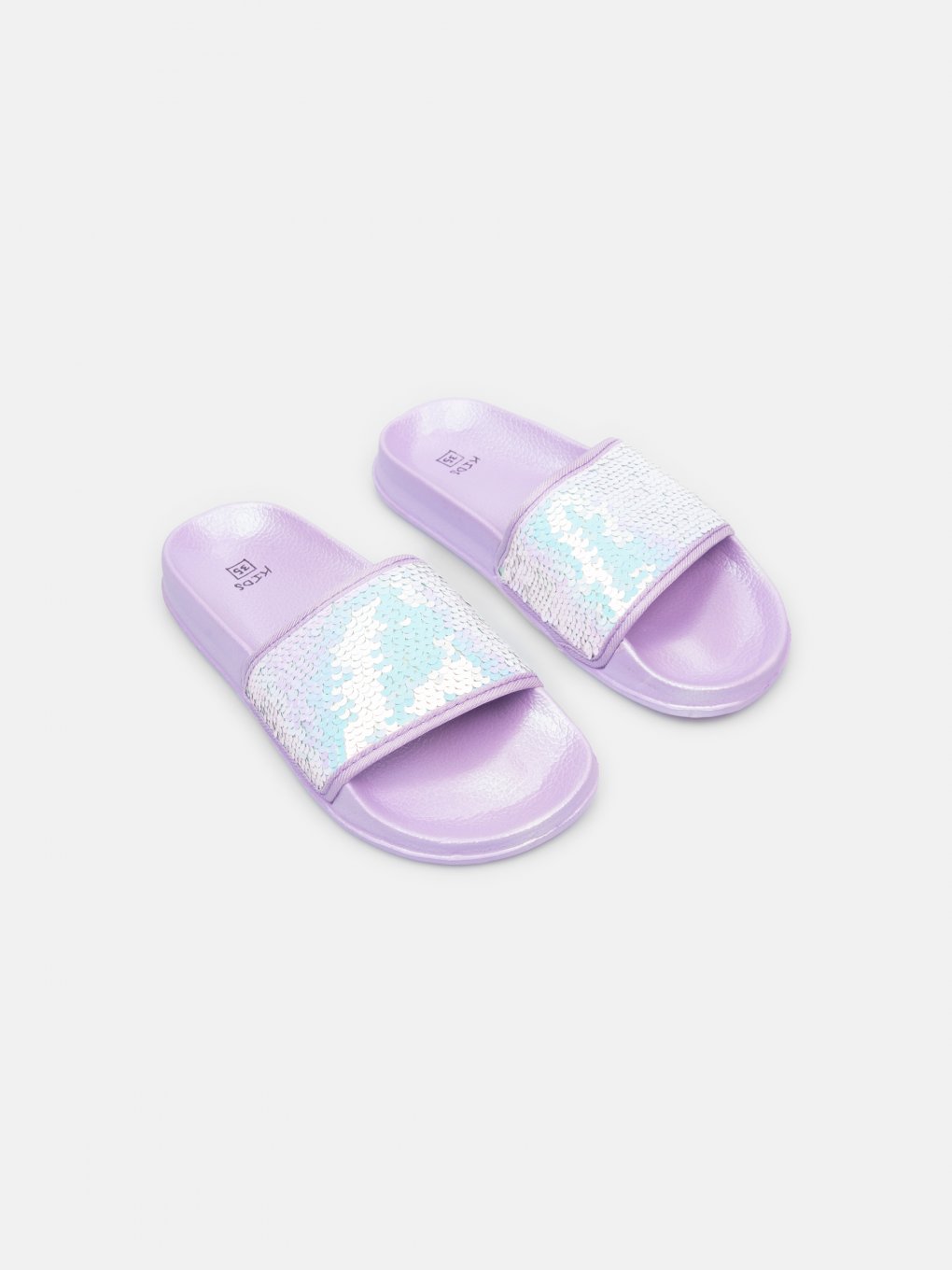 Sequin slippers