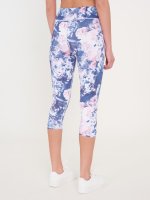 3/4 sport leggings with floral print