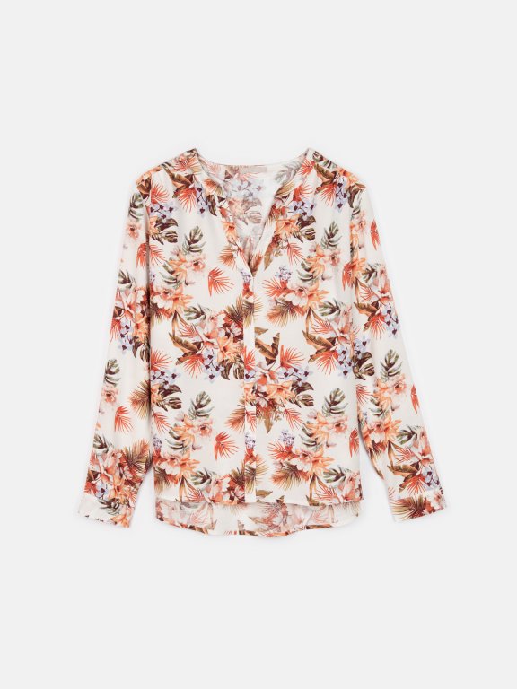 Viscose floral blouse