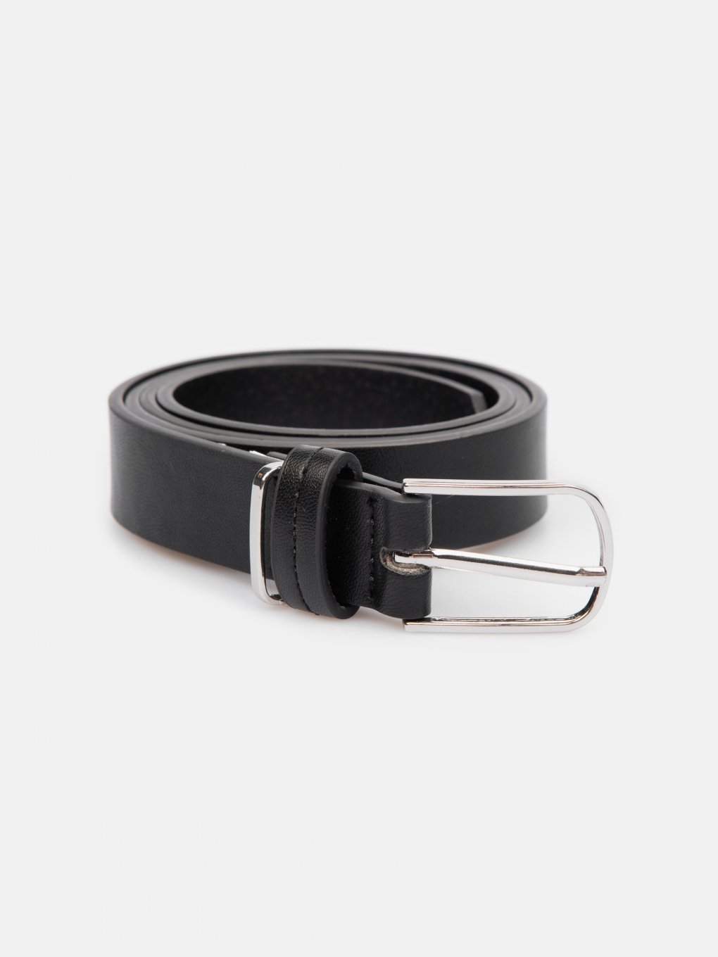Basic faux leather belt