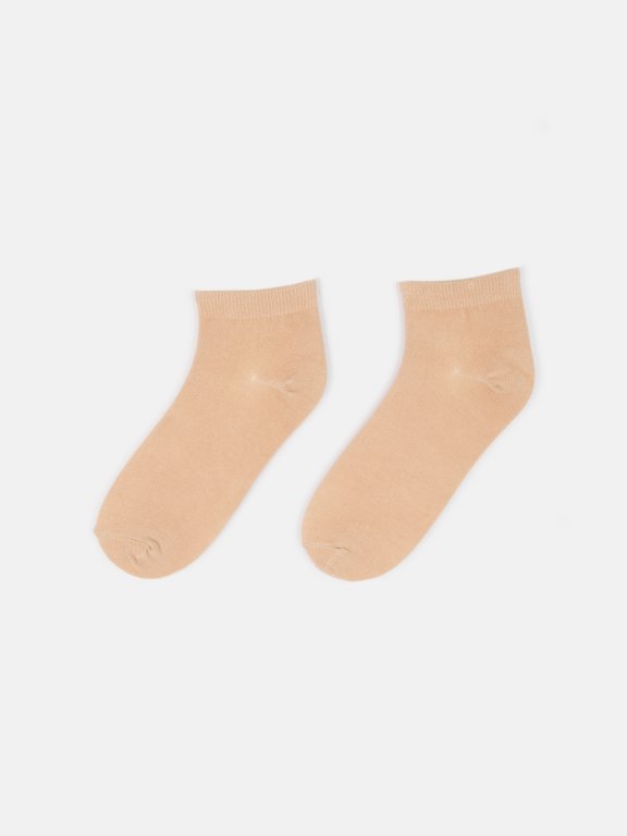Balenie 2 párov dámskych členkových ponožiek z viskózovej zmesi