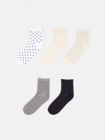 5-pack patterned crew sock