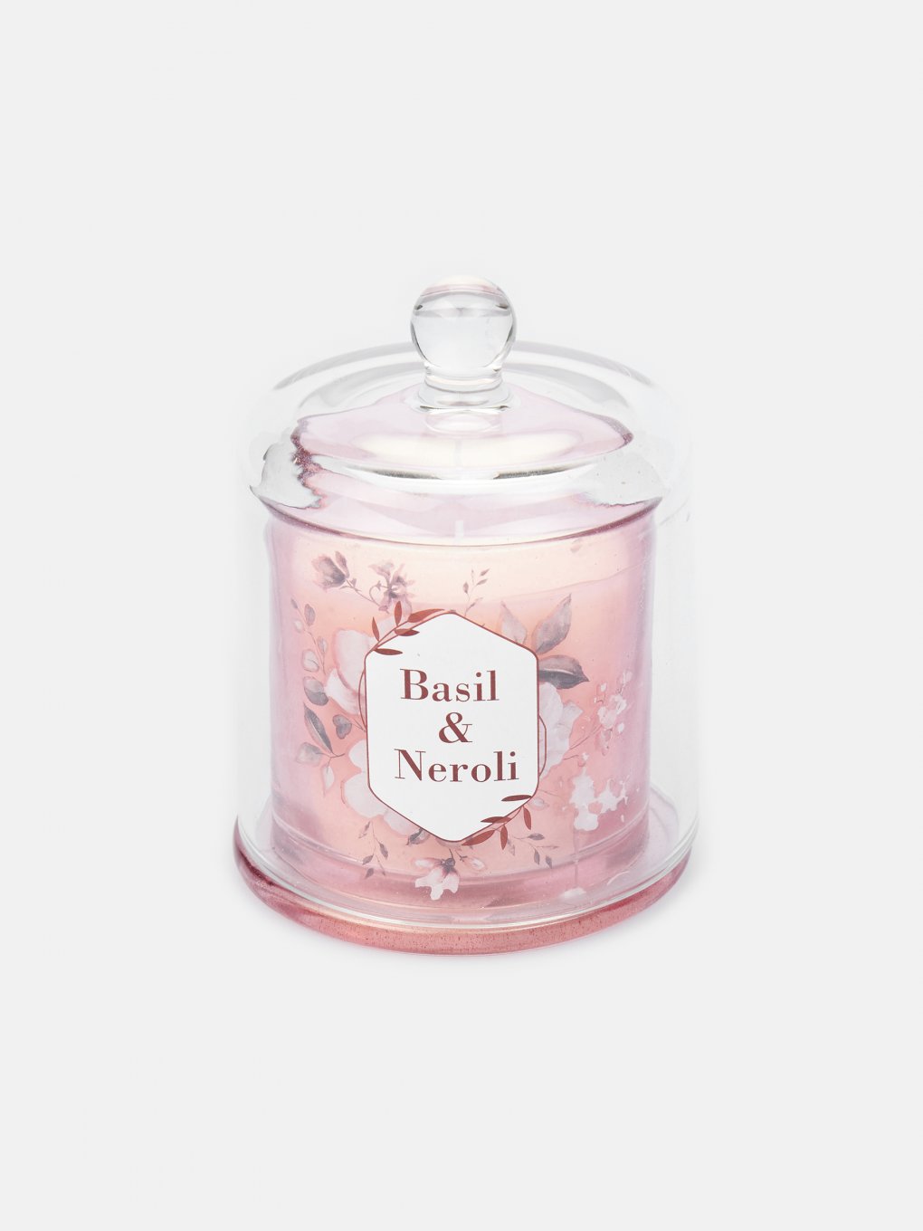 Basil and neroli scented candle
