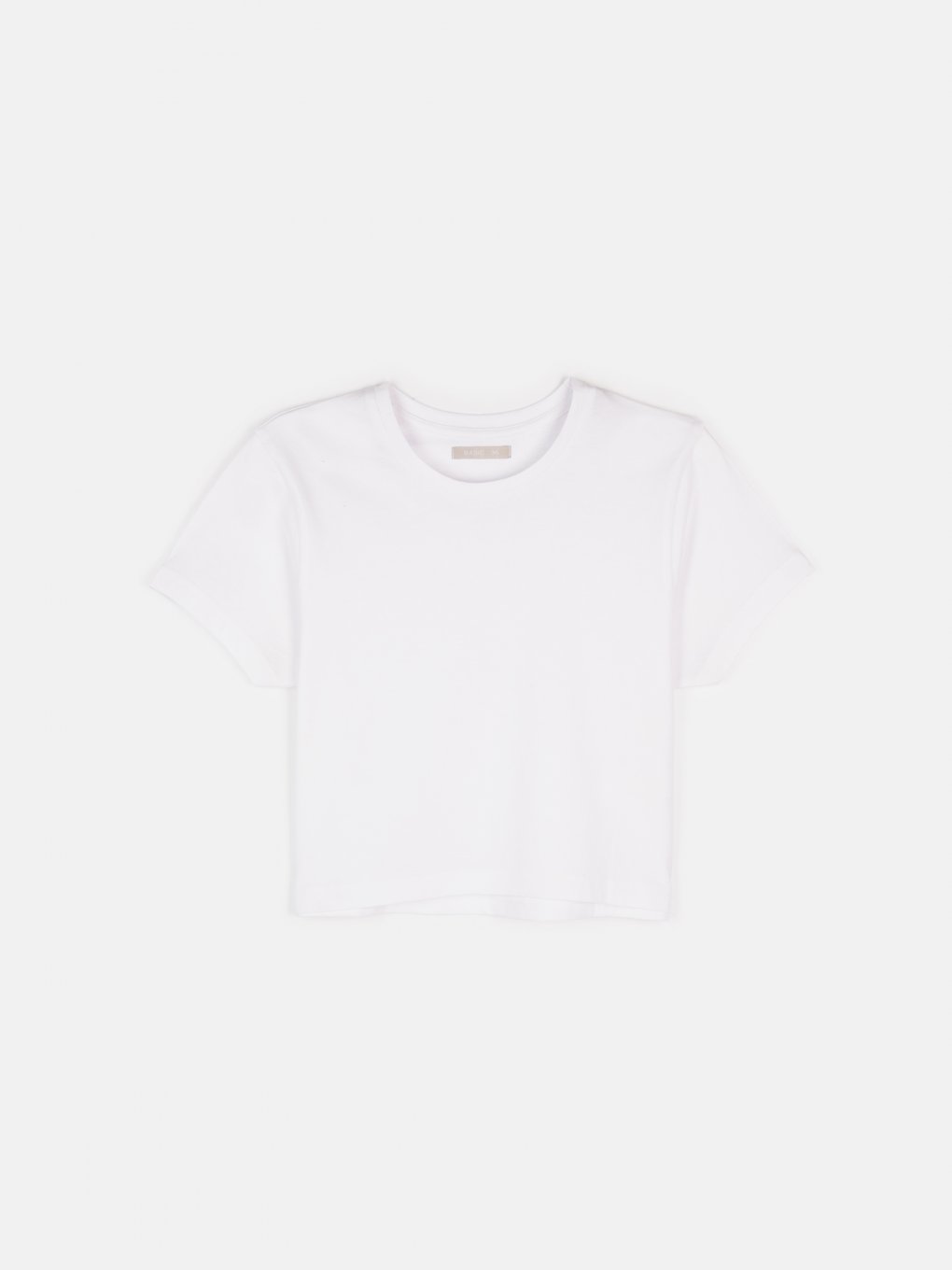 Základní basic krátké bavlněné tričko