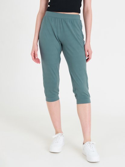 3/4-leg basic sweatpants
