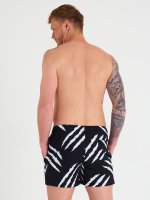4 way stretch printed swim shorts