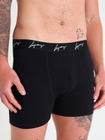 3 pack cotton boxers with jacquard waistband