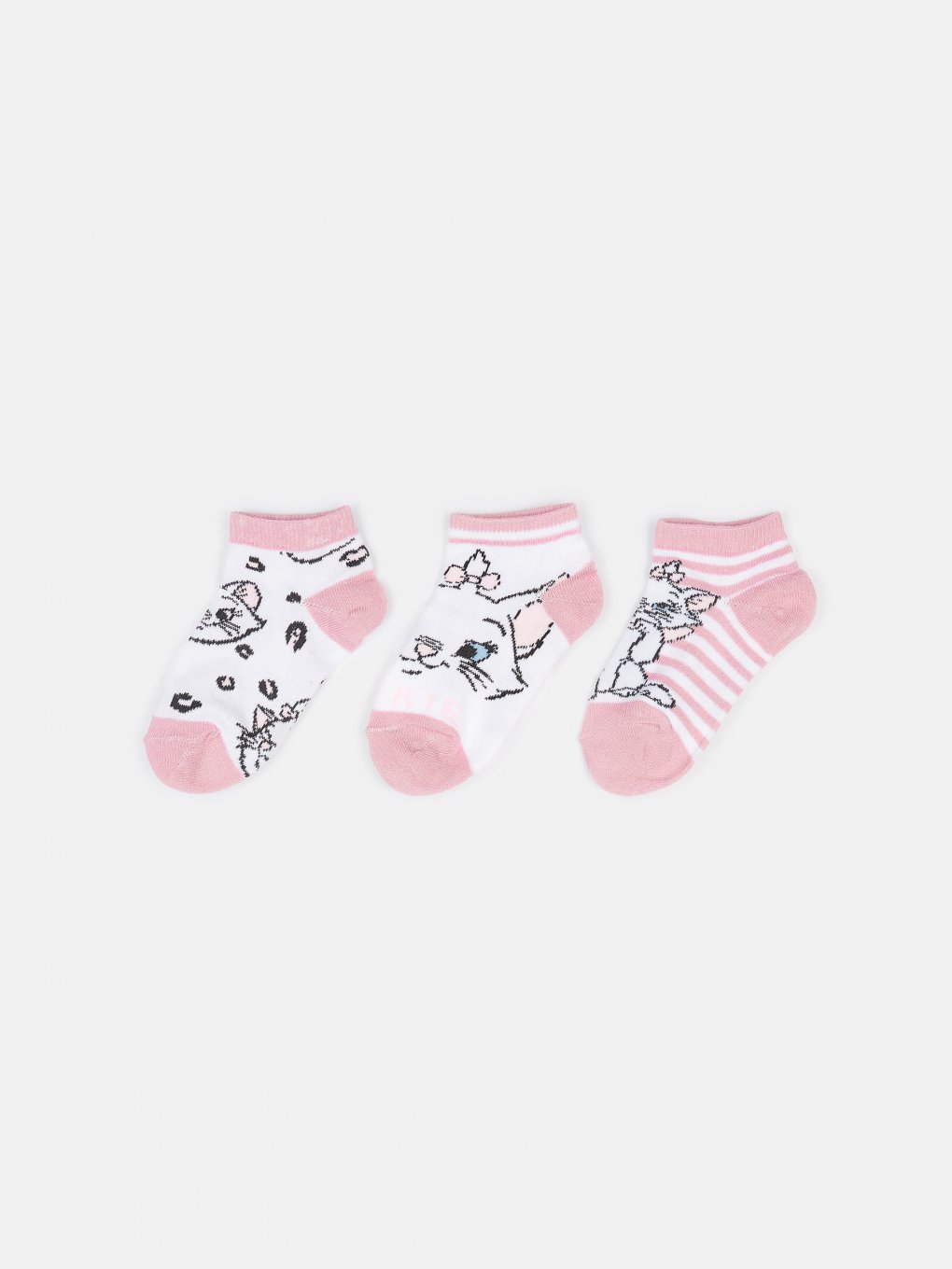 3 pack ankle socks Marie Aristocats