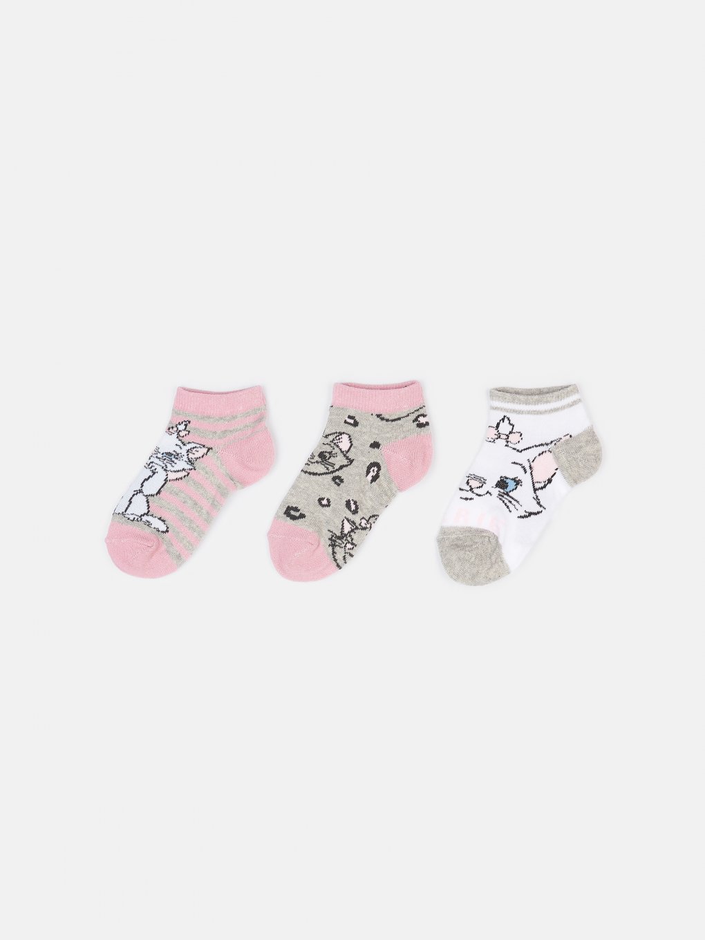 3 pack ankle socks Marie Aristocats
