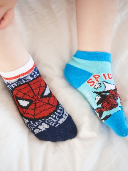 3 pack ankle socks Spiderman