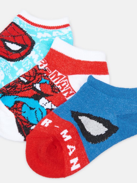 Balení 3 párů ponožek Spiderman