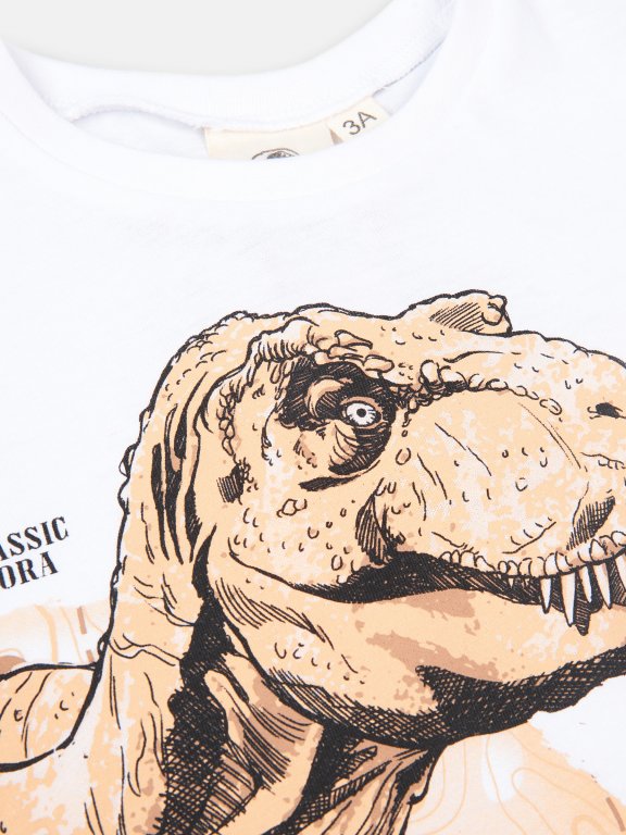 Bawełniana koszulka Jurassic World