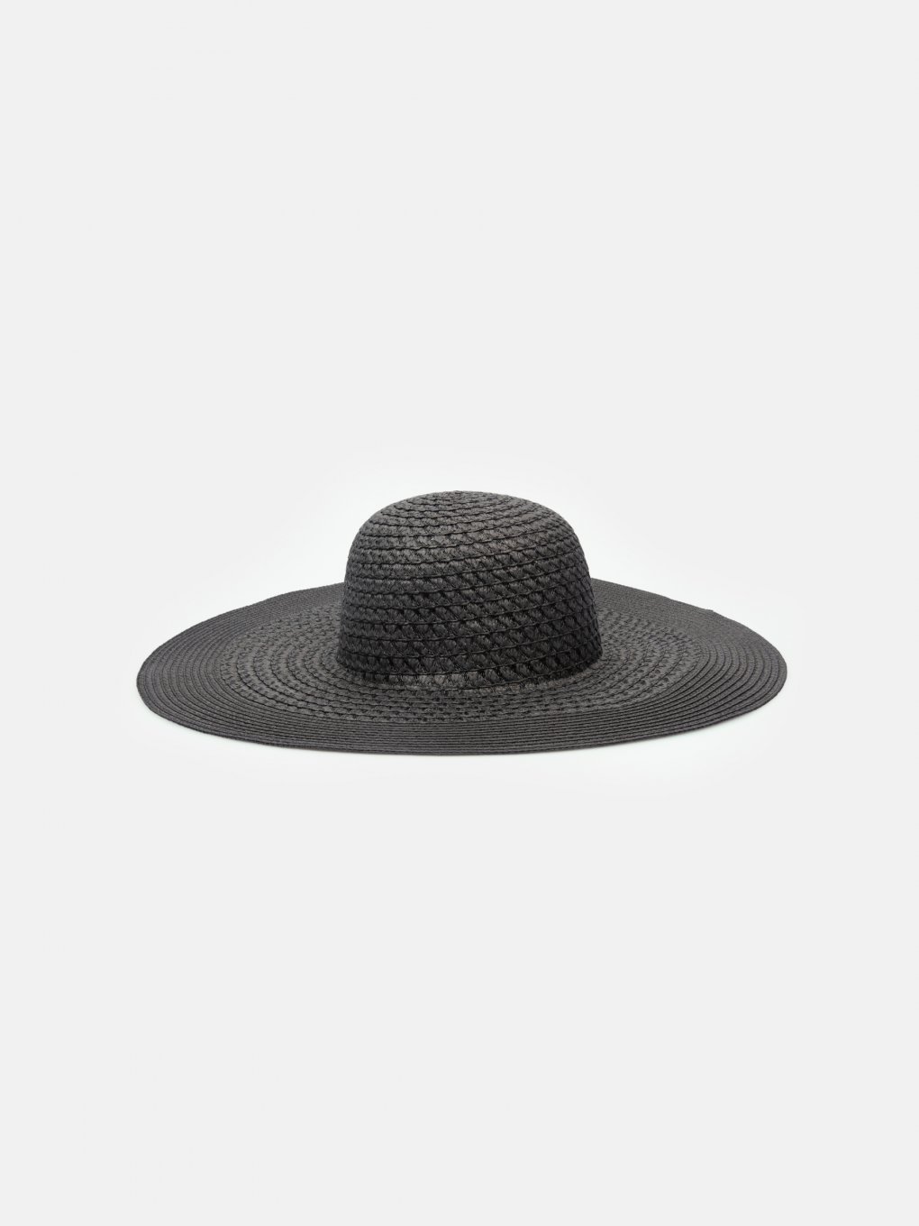 Dámský černý klobouk pamela