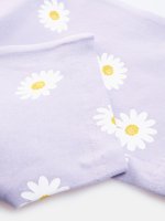 Elastyczne szorty z bawełny w kwiaty