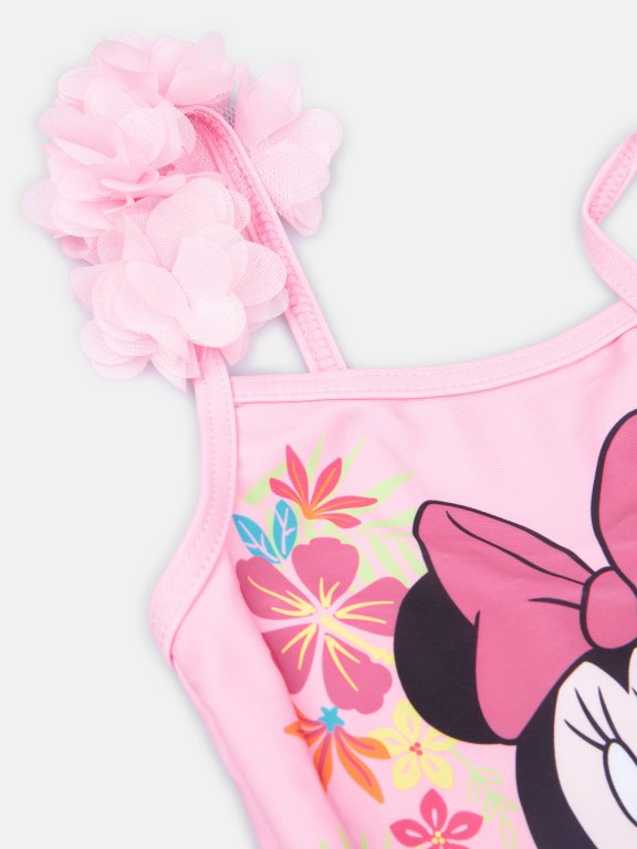 DISNEY Pink & White Minnie Mouse 2 Piece Bikini NWT Infant Girls Size 6-9M 