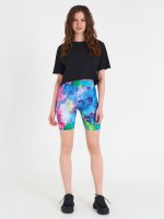 Printed cycling shorts