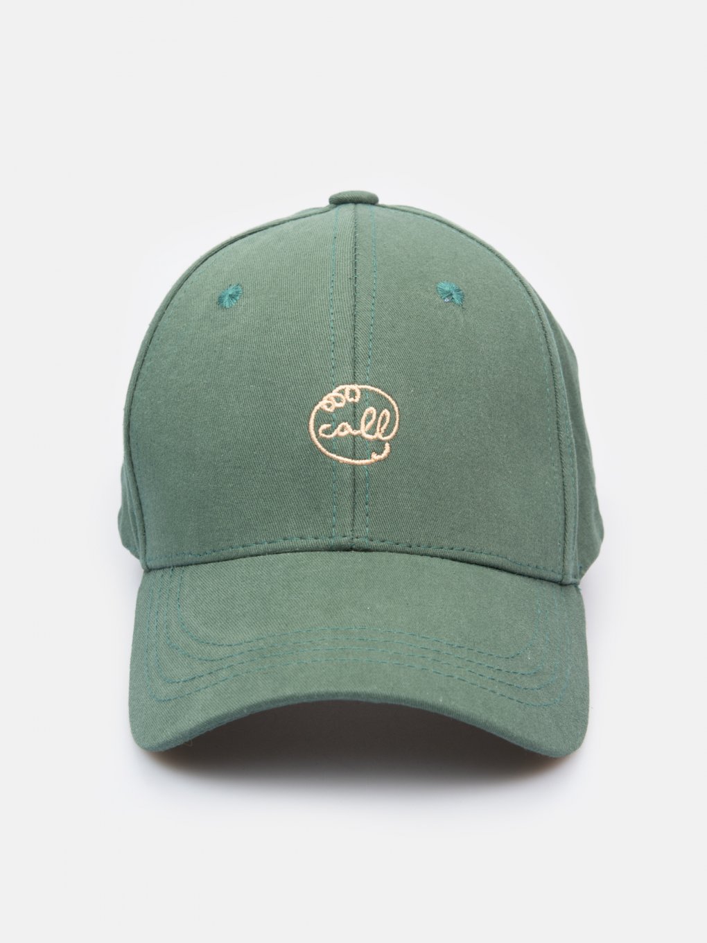 Baseball cap with embro