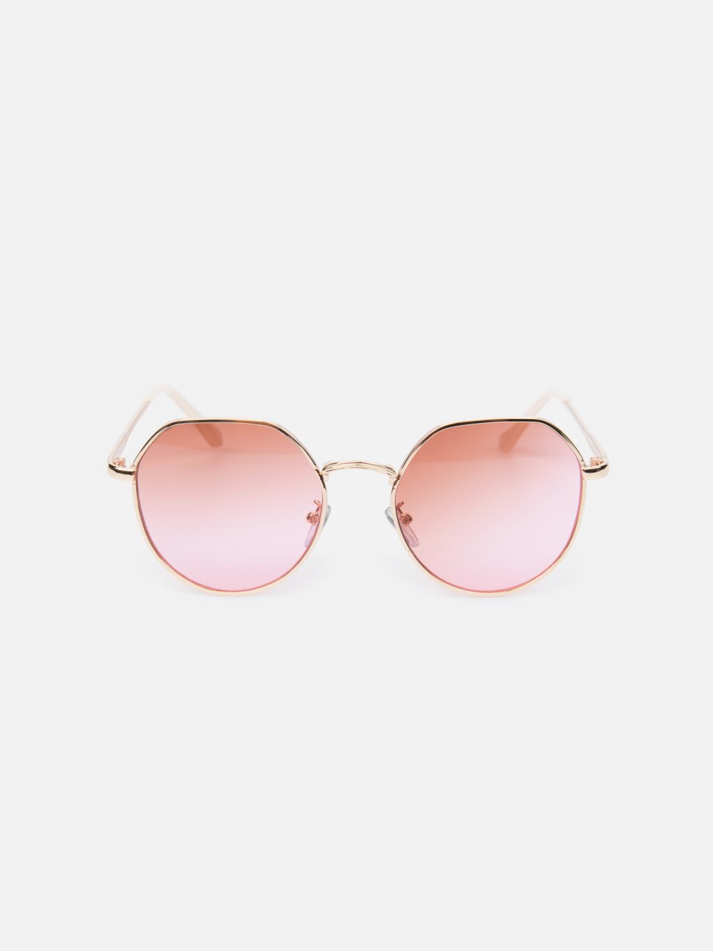 Slnečné okuliare s ružovými sklami